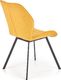 Elior Tapicerowane krzesło Monaco - musztardowe 5