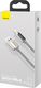 Kabel USB Baseus USB-A - USB-C 1 m Srebrny (CATSK-0S) 7