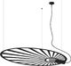 Lampa wisząca Lumes Czarna modernistyczna lampa wisząca - EX596-Lehdes 1