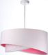 Lampa wisząca Lumes Różowa lampa wisząca welurowa - EXX01-Nilva 2
