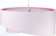 Lampa wisząca Lumes Różowa lampa wisząca welurowa - EXX01-Nilva 6