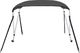 vidaXL Bimini, daszek do łodzi z 2 pałąkami, antracyt, 180x150x110 cm 5