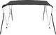 vidaXL Daszek bimini do łodzi, 3 pałąki, antracytowy, 183x180x137 cm 4