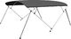 vidaXL Daszek bimini do łodzi, 4 pałąki, biały, 243x(230-244)x137 cm 2