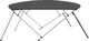 vidaXL Daszek bimini do łodzi, 4 pałąki, biały, 243x(230-244)x137 cm 4