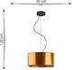 Lampa wisząca Lumes Miedziany żyrandol z okrągłym abażurem 30 cm - EX853-Hajfun 3