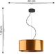 Lampa wisząca Lumes Miedziany żyrandol z regulacją wysokości 40 cm - EX854-Hajfun 3