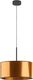 Lampa wisząca Lumes Miedziany żyrandol z okrągłym abażurem 30 cm - EX871-Sintrev 1