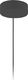 Lampa wisząca Lumes Miedziany żyrandol nad stół z abażurem 50 cm - EX873-Sintrev 2