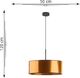 Lampa wisząca Lumes Miedziany żyrandol nad stół z abażurem 50 cm - EX873-Sintrev 3