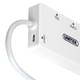 Adapter AV Unitek DisplayPort Mini - HDMI - D-Sub (VGA) - DVI-I biały (Y-6354) 3