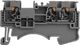 Degson Złączka szynowa 1,5mm2 1P 3-przewodowa zacisk push-in szara 3916 1