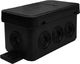 ViPlast 038-05 Puszka natynkowa 8-wlotowa wym/zew 80x45x41 mm IP54 czarna 2827 1