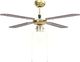 Wentylator vidaXL Sufitowy z lampą 51486 106 cm 3