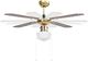 Wentylator vidaXL Sufitowy z lampą 51486 106 cm 6
