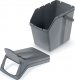 Kosz na śmieci Prosperplast Sortibox do segregacji 3 x 25L szary (ISWB25S3-405U) 1