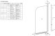 Parawan nawannowy Cersanit Parawan nawannowy Easy New 140x70cm szkło transparentne (S301-289) 10