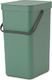 Kosz na śmieci Brabantia do segregacji zielony (129827) 8