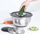 Excellent Houseware Tarka KUCHENNA 3 sztuki z miską 26 cm + pokrywka 4,5L 6