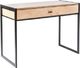 Biurko Lelu Design Orinoko biurko loft sklejka lakierowana metal kolor czarny 1