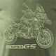 Topslang Koszulka motocyklowa z motocyklem na motor BMW GS 1250 ADVENTURE męska khaki REGULAR S 1