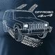 Topslang Koszulka z samochodem Jeep Grand Cherokee męska granatowa REGULAR S 1
