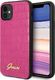 Guess Guess GUHCN61PCUMLCRPI iPhone 11 różowy/pink Croco Collection 1