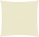 vidaXL Żagiel ogrodowy, tkanina Oxford, kwadratowy, 3x3 m, kremowy 1