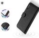 Dux Ducis Dux Ducis Hivo skórzane etui z klapką pokrowiec ze skóry naturalnej portfel na karty i dokumenty Samsung Galaxy S21+ 5G (S21 Plus 5G) czarny 4