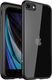Crong Crong Clear Cover - Etui iPhone SE 2020 / 8 / 7 (czarny) 1