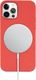 Crong Crong Color Cover Magnetic - Etui iPhone 12 Pro Max MagSafe (czerwony) 2