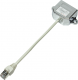 LogiLink Adapter RJ45 - 2x RJ45, 15cm, biały - NP0042 1