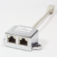 LogiLink Adapter RJ45 - 2x RJ45, 15cm, biały - NP0042 2