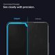Crong SZKŁO HARTOWANE SPIGEN GLASS FC GALAXY A42 5G BLACK 3