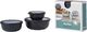 Mepal Zestaw 3 misek Cirqula okrągła 350 750 1250 Nordic Black 106230041100 4