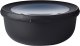 Mepal Zestaw 4 misek Cirqula okrągła 350 750 1250 2250 Nordic Black 106232041100 4