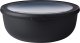 Mepal Zestaw 4 misek Cirqula okrągła 350 750 1250 2250 Nordic Black 106232041100 6