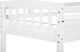 Beliani Łóżko piętrowe z szufladami drewniane 90 x 200 cm białe REVIN 7