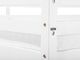 Beliani Łóżko piętrowe drewniane 90 x 200 cm białe REGAT 7