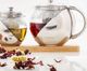 NAVA Dzbanek imbryk z sitkiem do zaparzania ZAPARZACZ szklany do herbaty ziół 0,5L 12