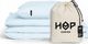 HOP DESIGN Pościel bawełna 140x200 oraz 1x70x80 Błękit 1