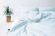HOP DESIGN Pościel bawełna 140x200 oraz 1x70x80 Błękit 1