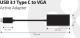 Adapter USB Club 3D USB-C - VGA Czarny  (CAC-1502) 4
