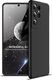GKK GKK 360 Protection Case etui na całą obudowę przód + tył Samsung Galaxy S21 Ultra 5G czarny 1