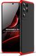 GKK GKK 360 Protection Case etui na całą obudowę przód + tył Samsung Galaxy S21 Ultra 5G czarno-czerwony 1