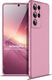 GKK GKK 360 Protection Case etui na całą obudowę przód + tył Samsung Galaxy S21 Ultra 5G różowy 1