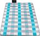 Springos Koc plażowy piknikowy 300x200 cm mata niebieska krata 8