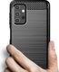 Hurtel Carbon Case elastyczne etui pokrowiec Samsung Galaxy A32 4G czarny 6