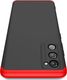 GKK GKK 360 Protection Case etui na całą obudowę przód + tył Samsung Galaxy S20 FE 5G czarno-czerwony 4