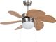 Wentylator vidaXL Sufitowy z lampą 51489 76 cm 1